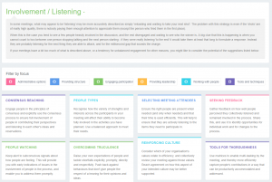 Inspirometer strategies to enable meeting improvement